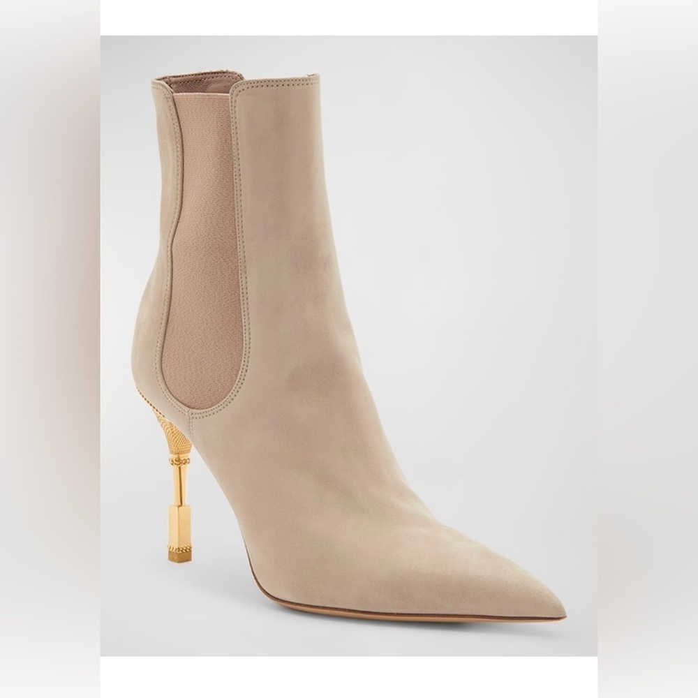 Balmain Suede Booties - Picture 4 of 4